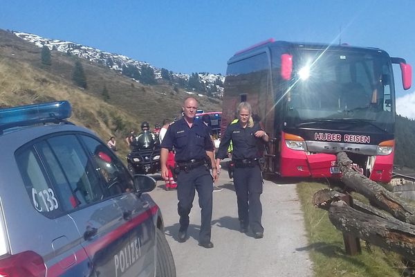 Le car accidenté est sorti de route