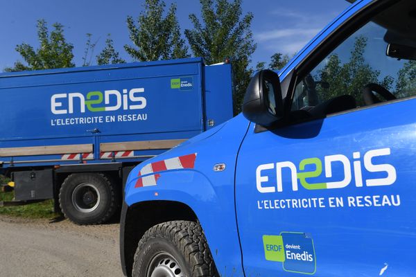 Enedis a déployé d'importants moyens sur place.