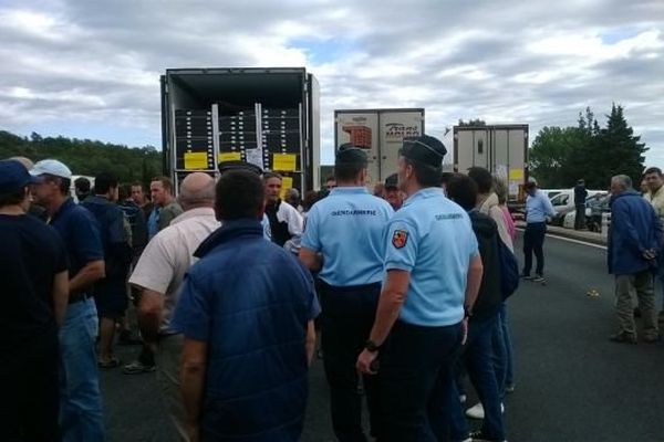 Les camions espagnols inspectés par les manifestants