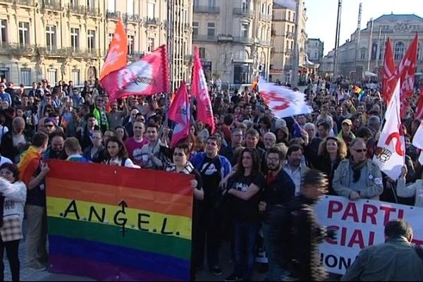 Place de la Comédie à Montpellier ce 23 avril 2013