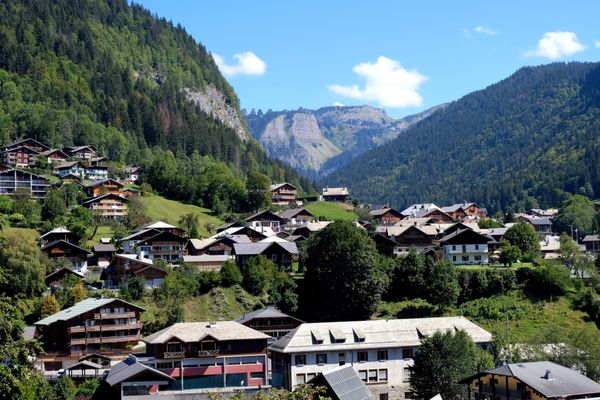 La station de Morzine, en Savoie, le 8 septembre 2020.