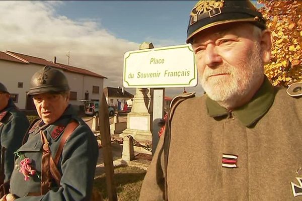 La cérémonie du 11 novembre 1918 à Villey-Saint-Etienne