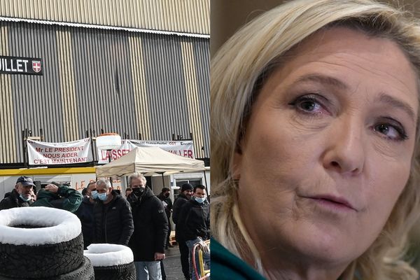 Les équipes de Marine Le Pen auraient contacté les syndicats de Ferropem à La Léchère (Savoie) pour organiser une visite sur le site.