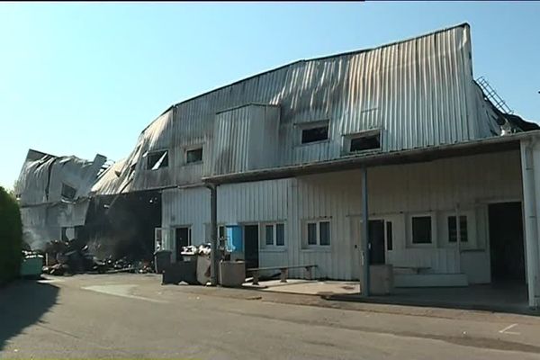 L'usine est détruite à 95%