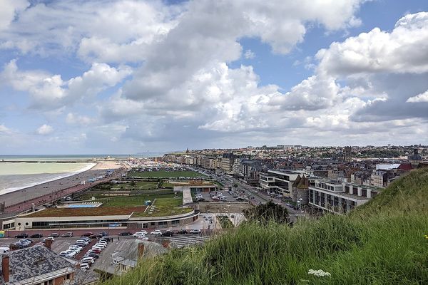 En Seine-Maritime, un ciel nuageux sur Dieppe en ce MARDI.