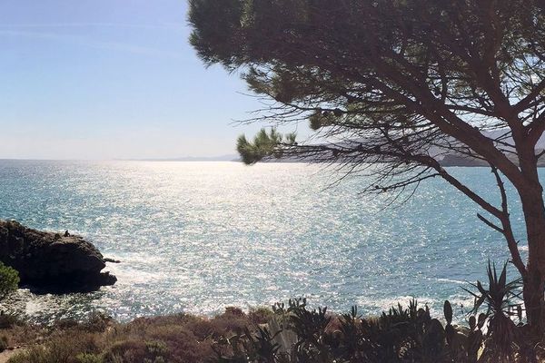 Le Cap Béar entre Port-Vendres et Banyuls-sur-Mer sur la Côte Vermeille dans les Pyrénées-Orientales