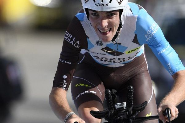 Romain Bardet (AG2R La Mondiale) a pris la 5e place du contre-la-montre entre Sallanches et Megève sur le Tour de France 2016.