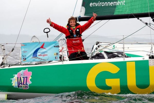 Pierre Leboucher (Guyot environnement) s'impose dans la seconde étape de la Douarnenez Solo