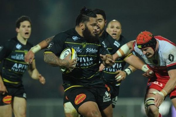 Les hommes de Fabrice Landreau lors de leur match du 5 décembre à La Rochelle