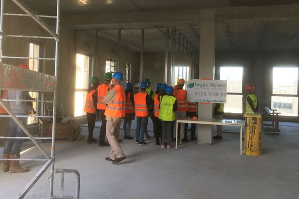 C'est un chantier sur la presqu'île scientifique de Grenoble qui ouvre ses portes cette année.