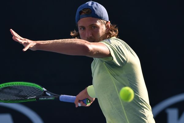 Lucas Pouille, ce lundi à Melbourne