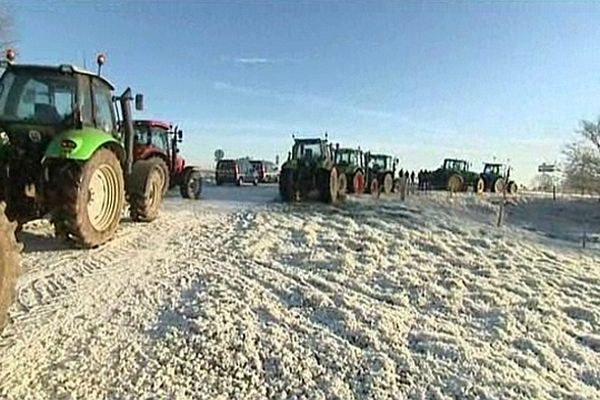 Plusieurs dizaines de tracteurs vont converger vers la préfecture de Rouen ce mercredi 16 janvier.