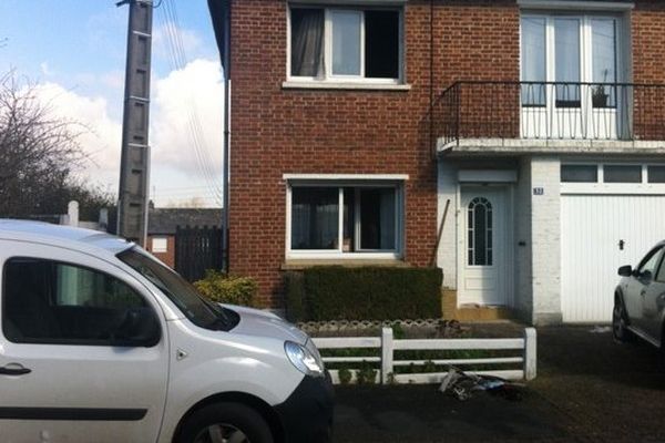 Le drame a eu lieu dans cette maison de la rue Berlioz à Arras. 