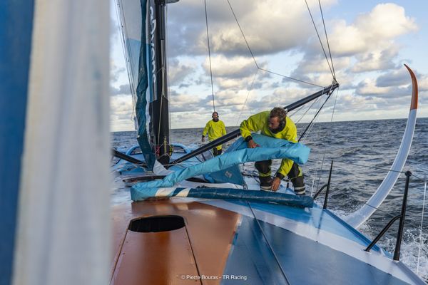 Thomas Ruyant et Morgan Lagravière sont les tenants du titre de vainqueur de la Transat Jacques Vabre en classe Imoca.