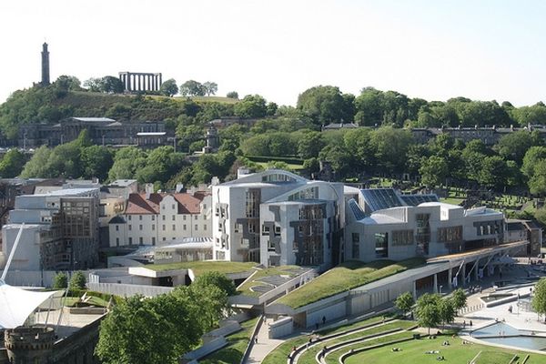 Le Parlement Ecossais à Edimbourg est situé dans le quartier de Holyrood 