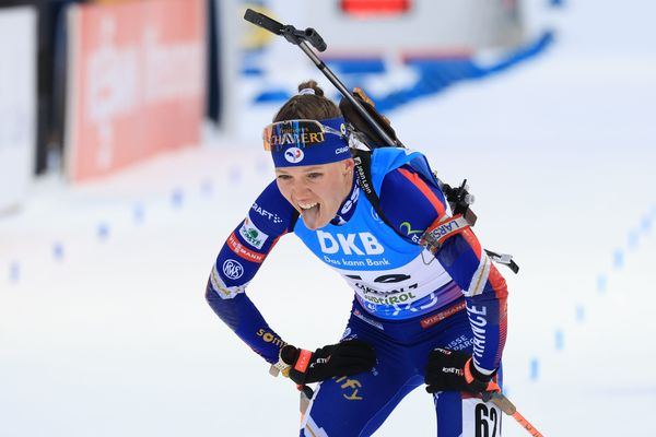 Océane Michelon a souffert sur les skis, lors du 4x6 km du 26 janvier 2025.