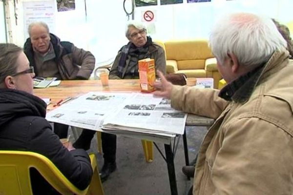 Nonant Le Pin (61): les opposants à la décharge de Rocquancourt (14) rencontrent leurs homologues de l'Orne