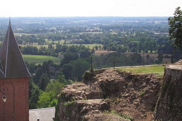 Paysage du Domfrontais, dans l'Orne (archives)