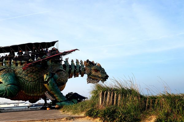 Moins de ciel bleu aujourd'hui pour les sorties du dragon de Calais