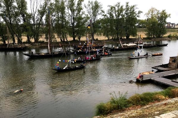 242 bateaux se sont rassemblés pour l'édition 2019 du Festival de Loire, à Orléans.