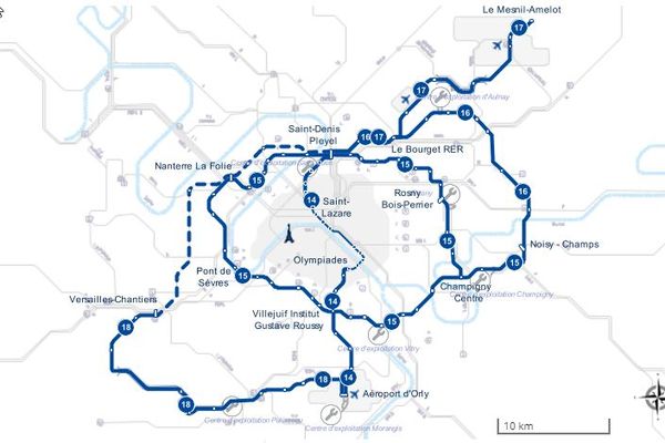 La future ligne 16 ne sera pas prête pour le JO de 2024.