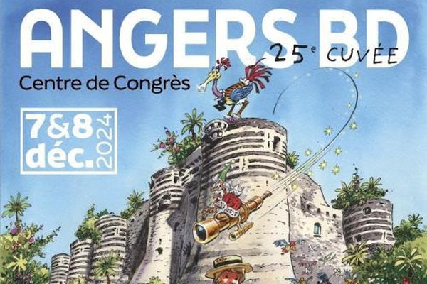 L'affiche du festival Angers BD, dessinée par l'illustrateur Dany, au cœur d'une polémique pour des dessins jugés "racistes".