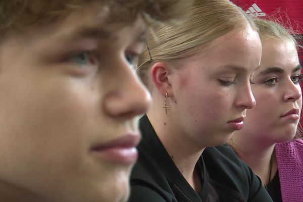 Une quarantaine de jeunes ukrainiens originaires de Valky, sont venus pour une semaine de vacances dans des communes du nord toulousain.