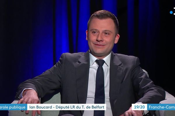 Ian Boucard, député Les Républicains du Territoire de Belfort, le 29 janvier 2023 à Besançon