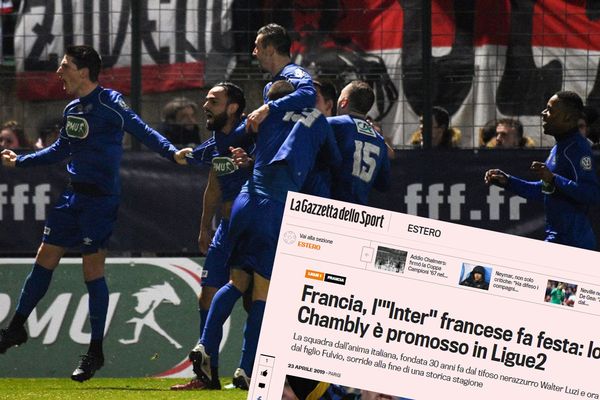 Le FC Chambly dans "la Gazzetta dello Sport"