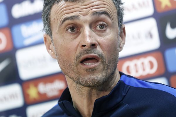 L'entraîneur du FC Barcelone, Luis Enrique.