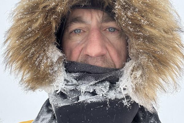 Toute la souffrance d'Erick Basset sur ce selfie