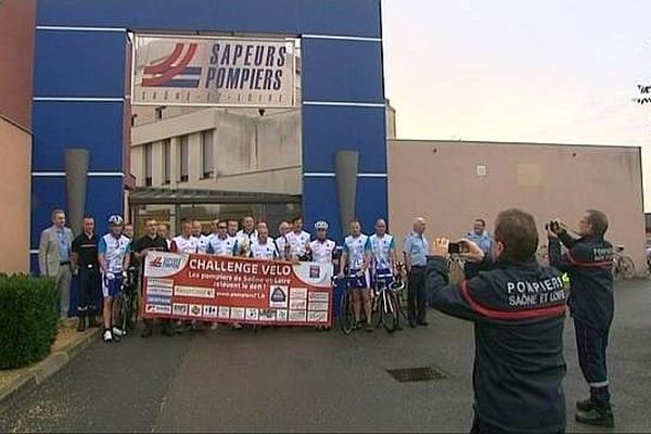 C'est le challenge sportif qui est le moteur de cette vingtaine de pompiers de Saône-et-Loire.