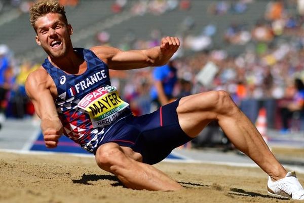 Kevin Mayer vient de battre son propre record en saut en longueur (7m80) ce samedi.