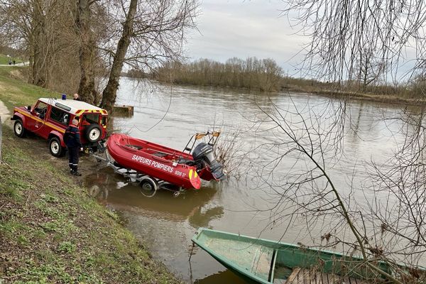 Quatorze pompiers étaient mobilisés au niveau du Quai Marmoutier à Tours-Nord.