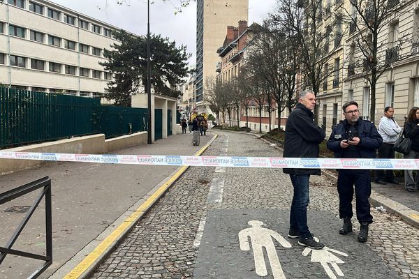 Un périmètre de sécurité a été mis en place ce mardi matin par la police.