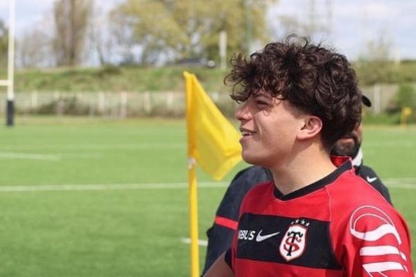 Mehdi Narjissi, jeune espoir du Stade toulousain et membre de l’équipe de France des moins de 18 ans.