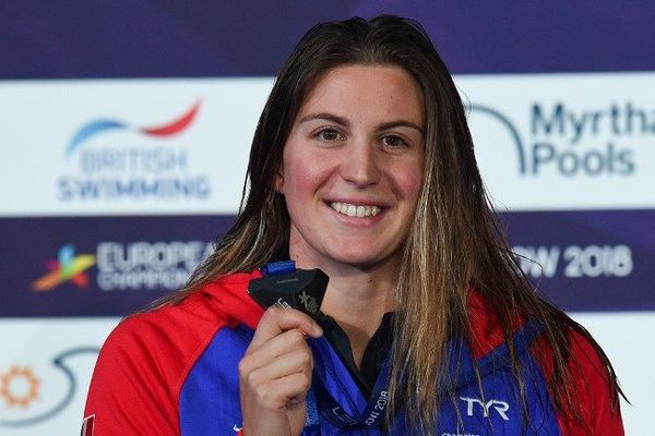 La Française Charlotte Bonnet a remporté le premier titre européen de la natation tricolore sur 200 m nage libre.