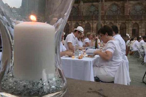 Dîner en blanc à Strasbourg