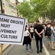 Plusieurs centaines de personnes du monde de la culture ont manifesté jeudi à Marseille à l'appel de la CGT.