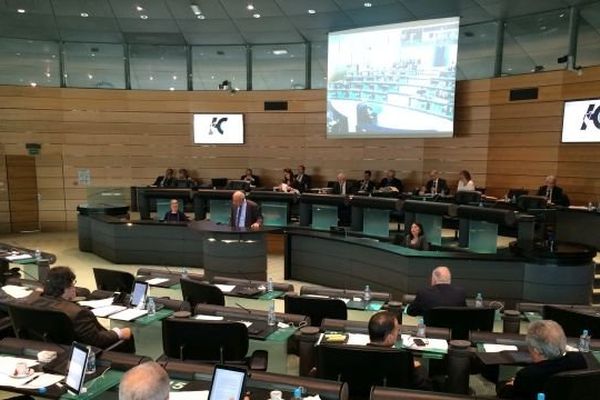 Dernière session au conseil général de la Haute-Corse. 