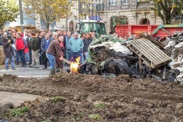 Fin de manifestation à Limoges