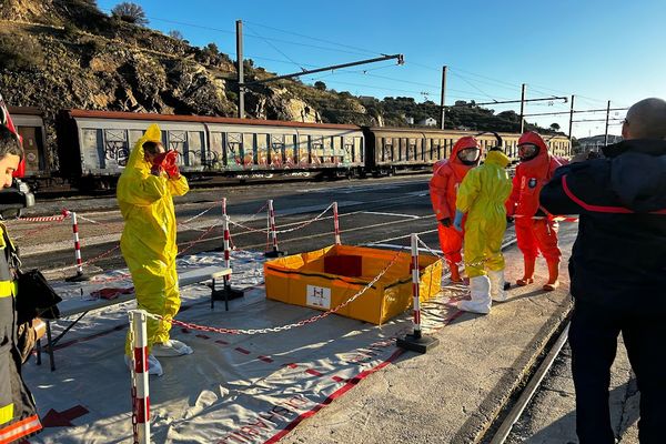 Une cinquantaine de pompiers ont été mobilisés pour venir à bout de la fuite et pour sécuriser le périmètre.