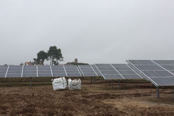 Une ferme photovoltaïque à Dangé-Saint-Romain au nord de la Vienne