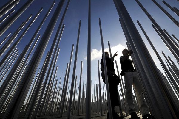 Le mémorial aux victimes d'AZF à Toulouse