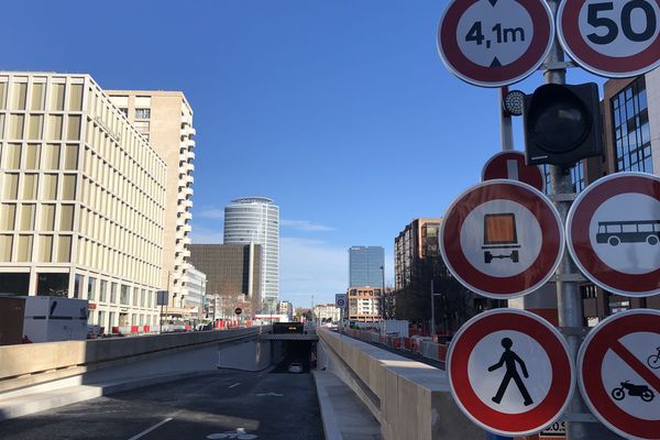 Tunnel boulevard Vivier Merle - Lyon 3