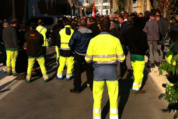 Grève des Municipaux à Saint-Martin-d'Hères