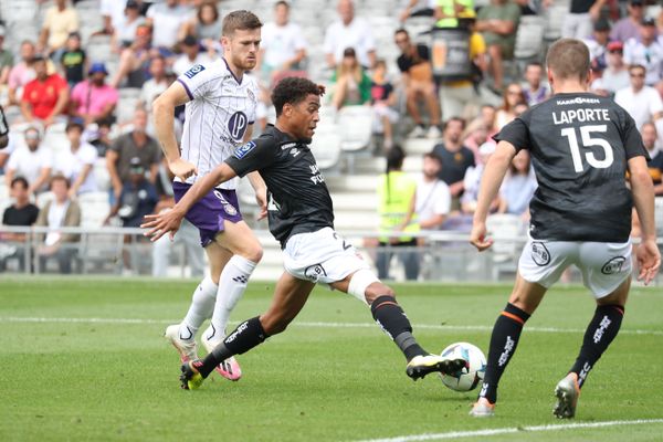 La dernière apparition du buteur anglais du TFC Rhys Healey contre Lorient le 21 août 2022