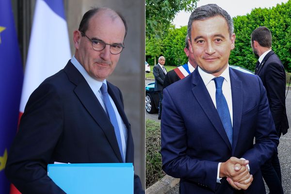 Jean Castex / Gérald Darmanin, ce mardi 7 juillet 2020