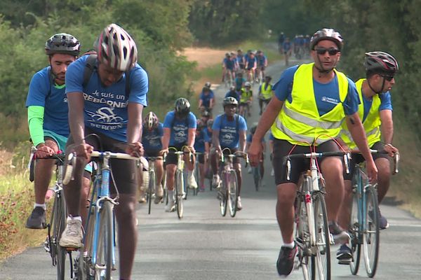 Les participants du Reborn Trip ont déjà parcourus plus de 300 km.