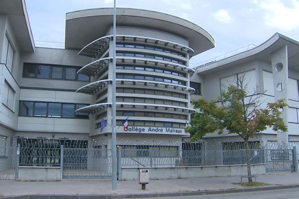 Le collège André Malraux, à Dijon (Côte-d'Or).